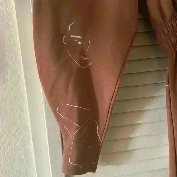 Zara EXCLUSIVE Balloon Sleeve Dress Pullover Abstract Women size M - Picture 8 of 8